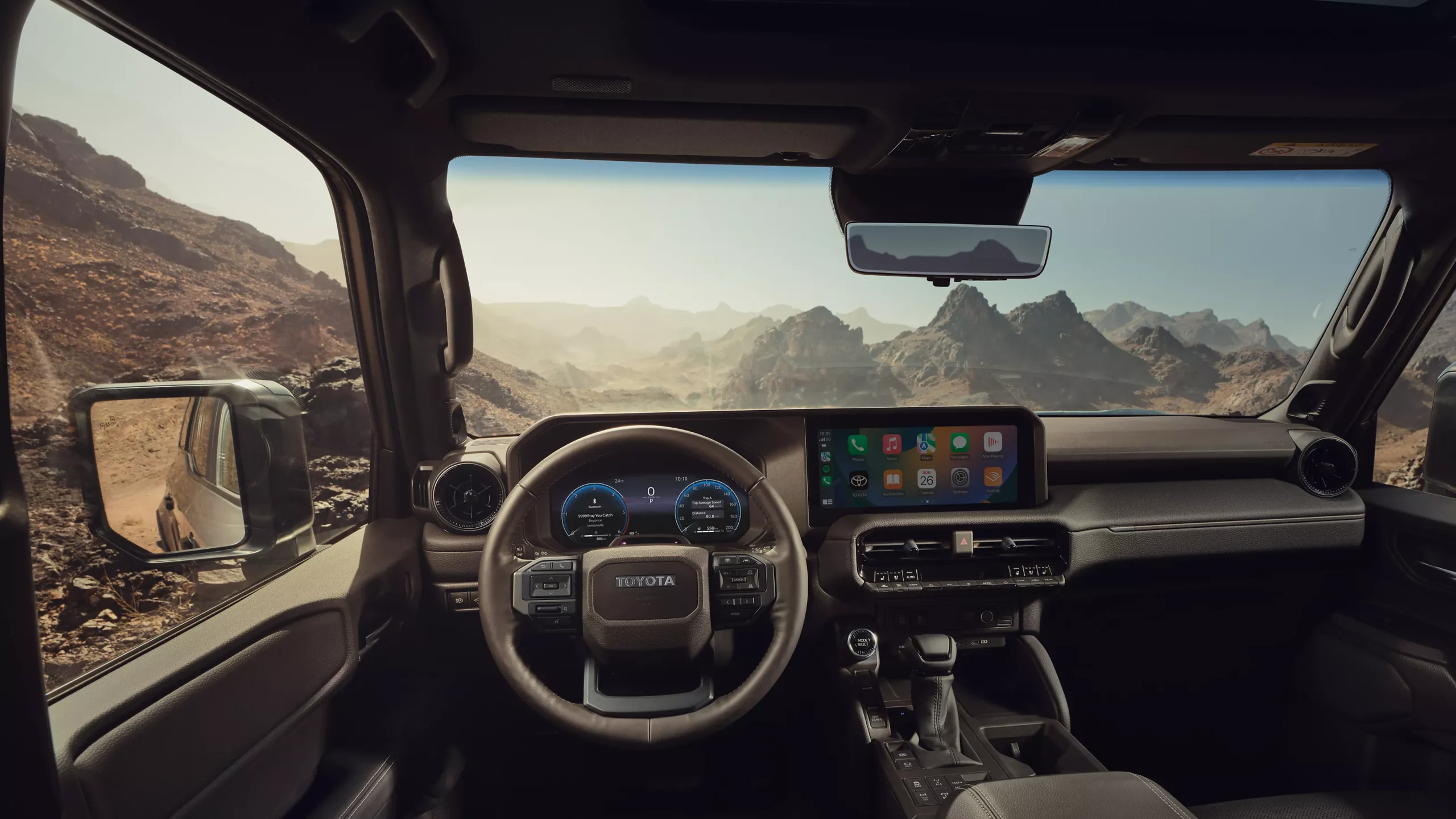 Land Cruiser 250 provides maximum comfort of any Mongolia 4x4 rental car